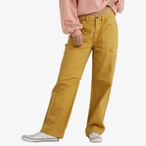 BILLABONG Cargo Pants Long Camel Utility Workwear Y2K Women Size 24"